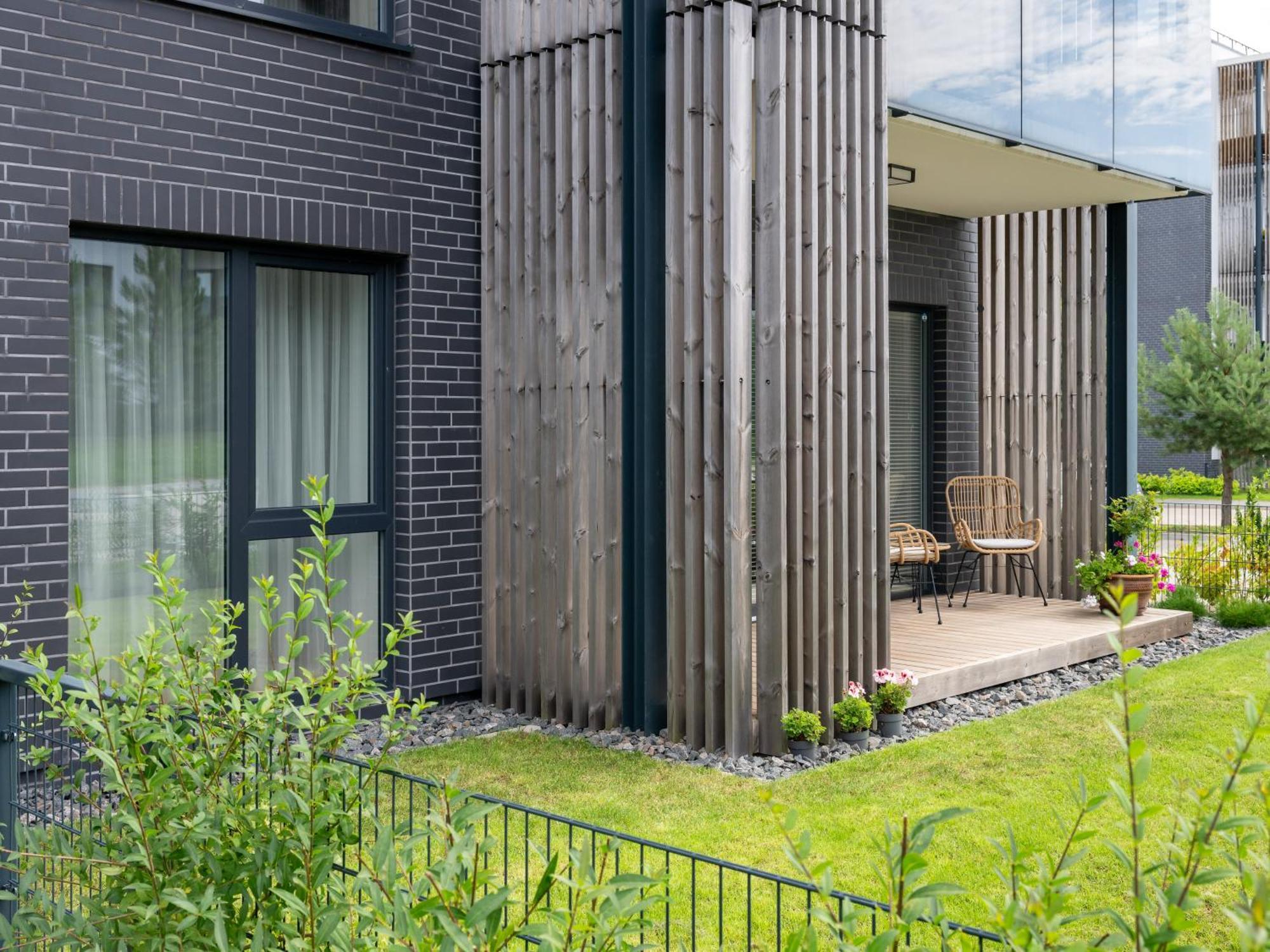 D33 Vilnius - Brand New Luxury Apartment With Terrace, Garden, Ac And Parking Экстерьер фото