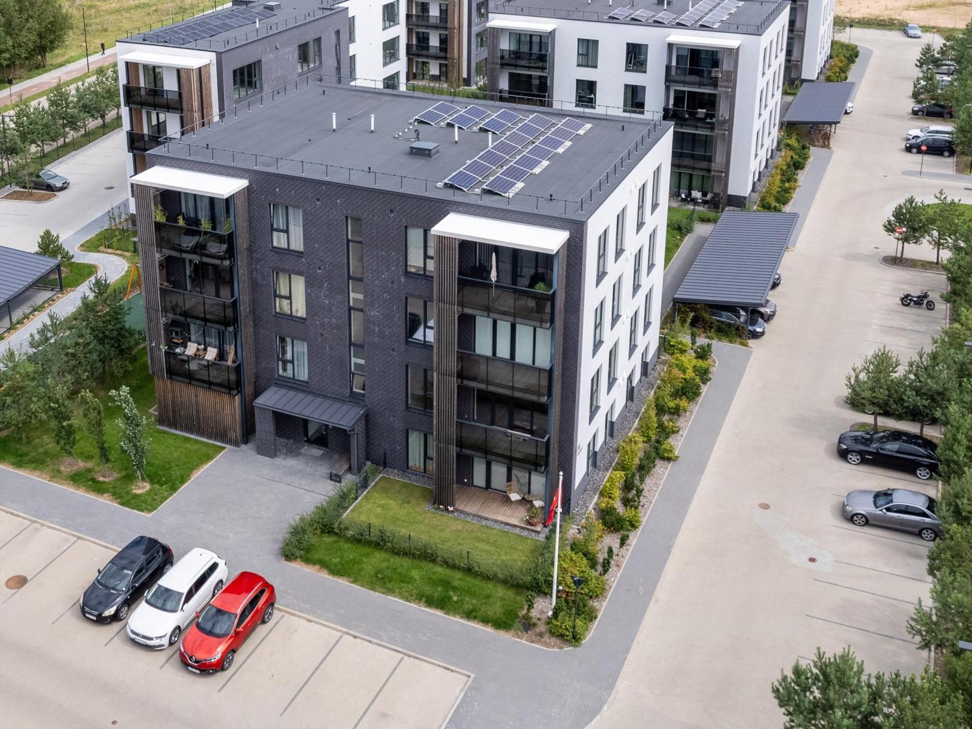 D33 Vilnius - Brand New Luxury Apartment With Terrace, Garden, Ac And Parking Экстерьер фото