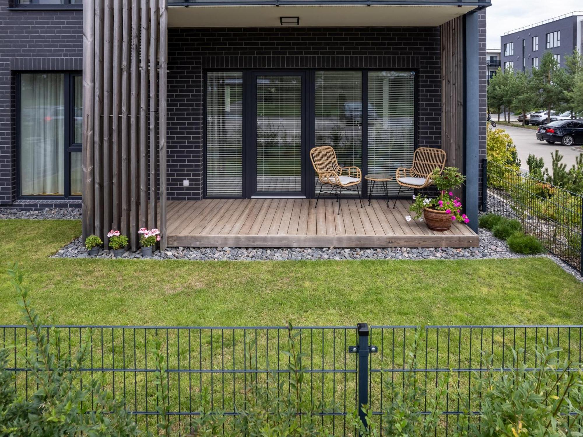 D33 Vilnius - Brand New Luxury Apartment With Terrace, Garden, Ac And Parking Экстерьер фото